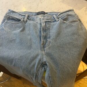 Light blue abercrombie jeans 90s loose L30